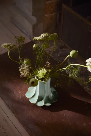 Jarrón Kantarell - Verde, 20,5 cm - Kähler