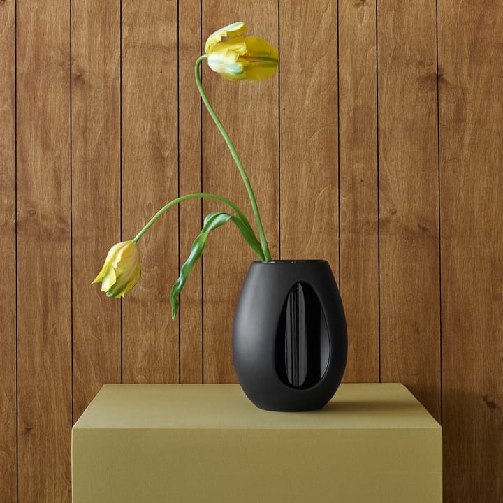 Jarrón Kokong 22 cm, marrón Kähler