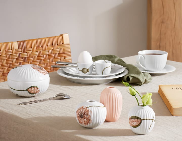 Jarrón miniatura Hammershøi Poppy 3 piezas, blanco-decoración Kähler