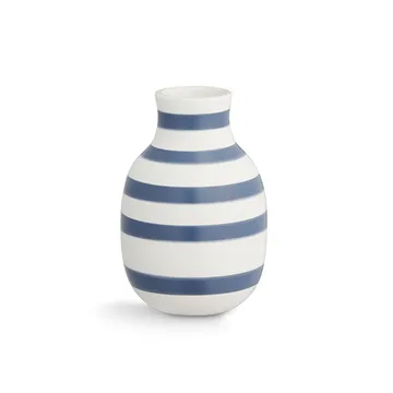Jarrón Omaggio 12,5cm - azul acerado - Kähler
