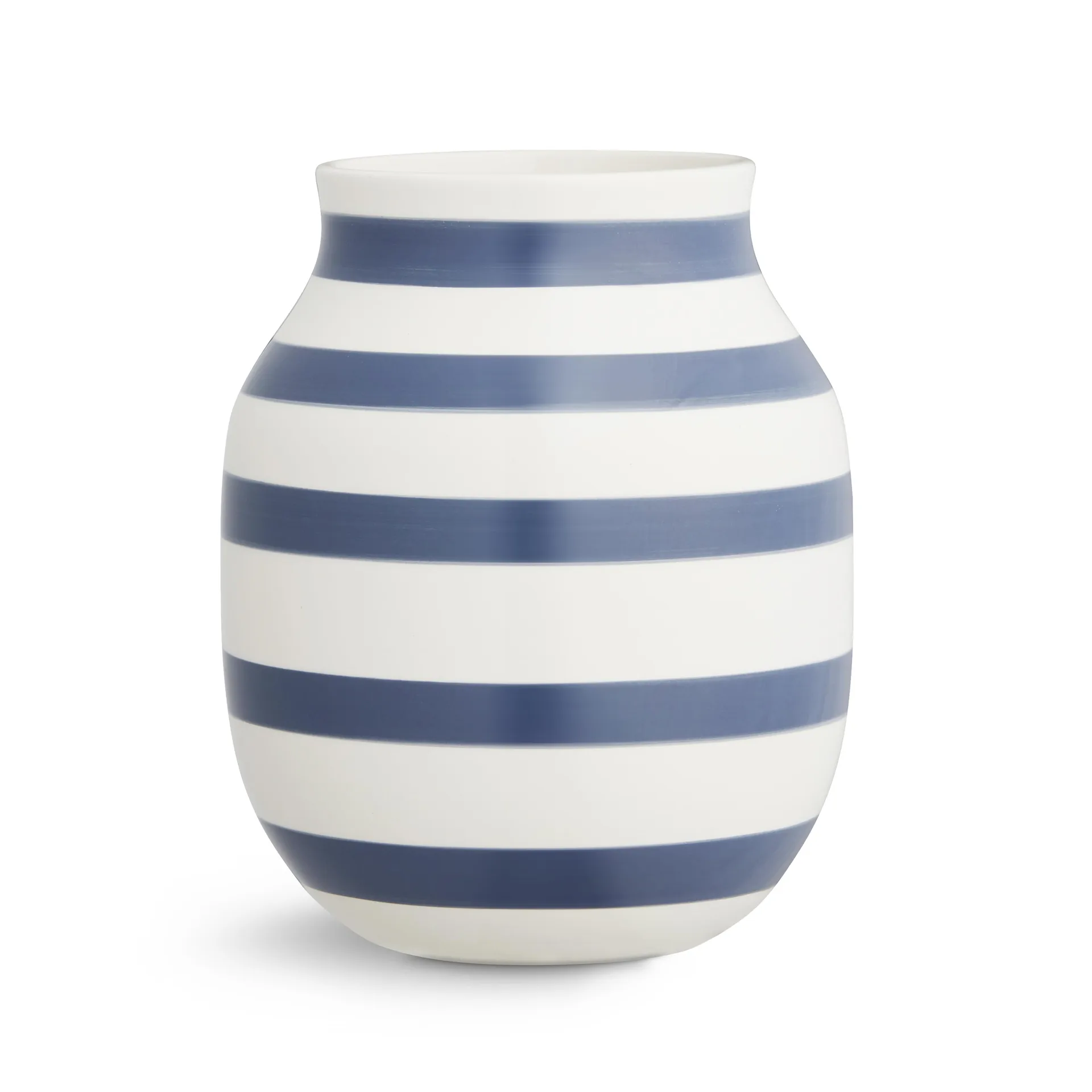 Jarrón Omaggio 20cm, azul acerado Kähler