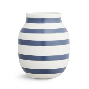 Jarrón Omaggio 20cm - azul acerado - Kähler