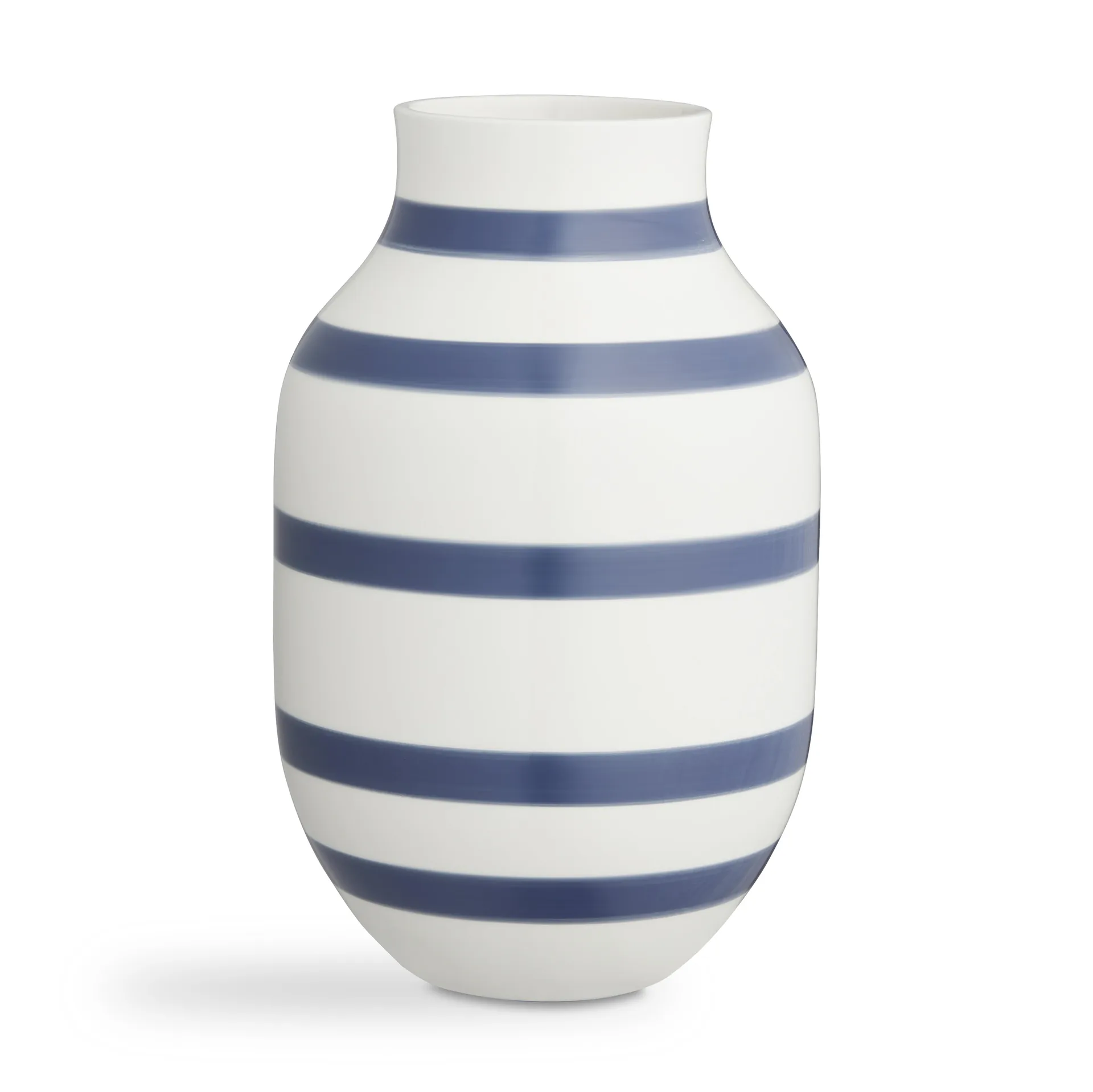 Jarrón Omaggio 30,5cm, azul acerado Kähler