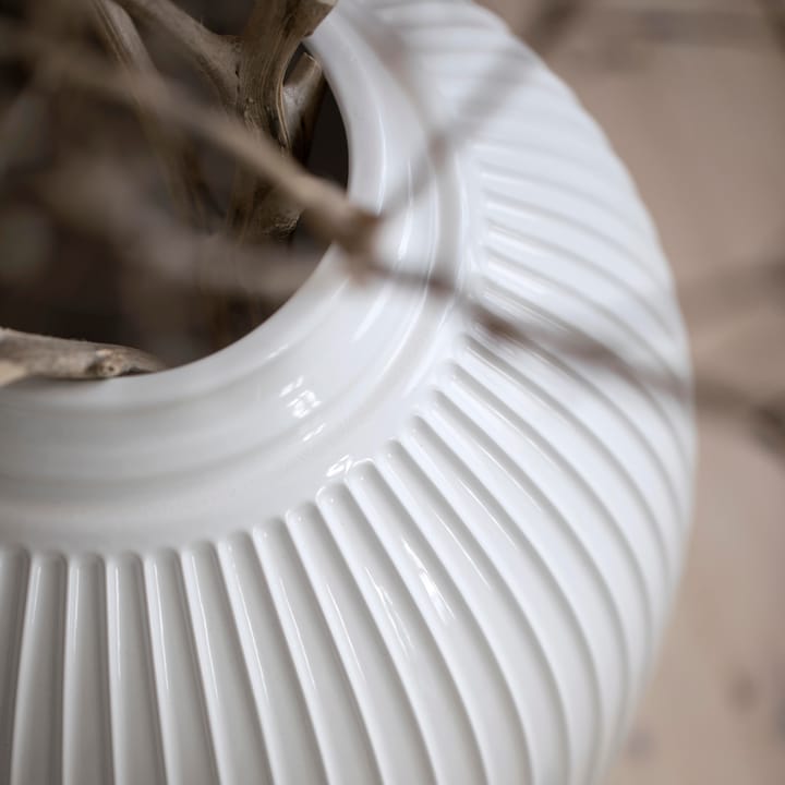 Jarrón para suelo Hammershøi 50 cm, blanco Kähler