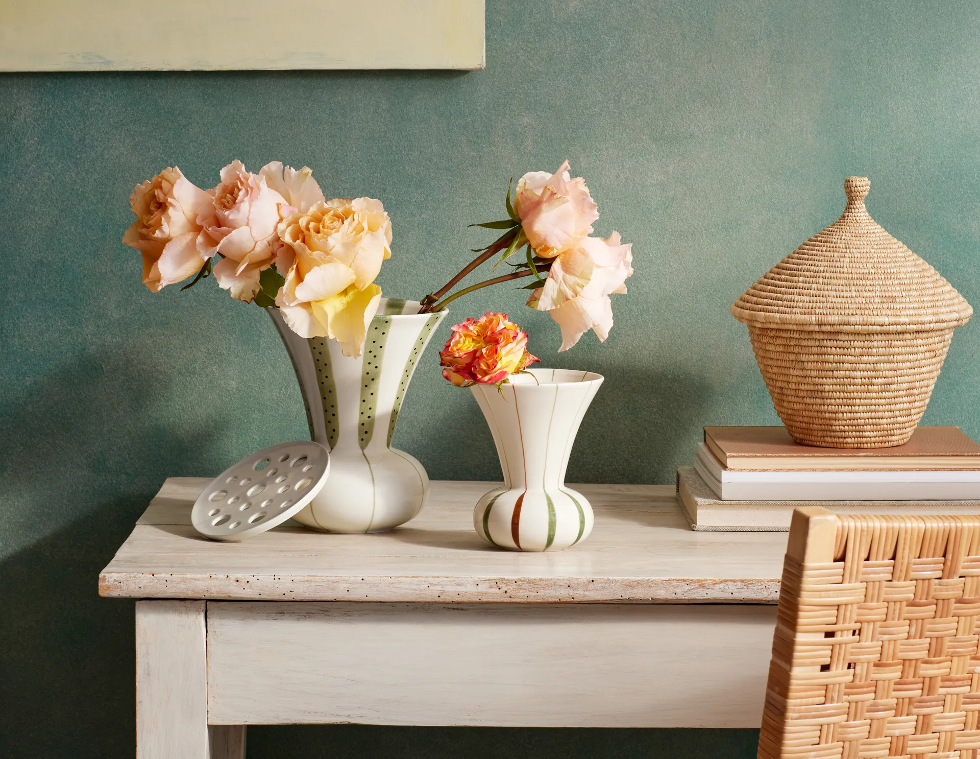 Jarrón Signature 20 cm, verde Kähler