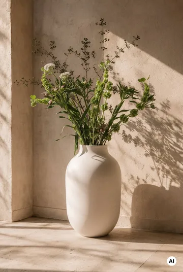 Jarrón Studio Omaggio - Arena, 50 cm - Kähler