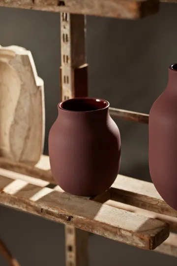 Jarrón Studio Omaggio - Burdeos, 20 cm - Kähler