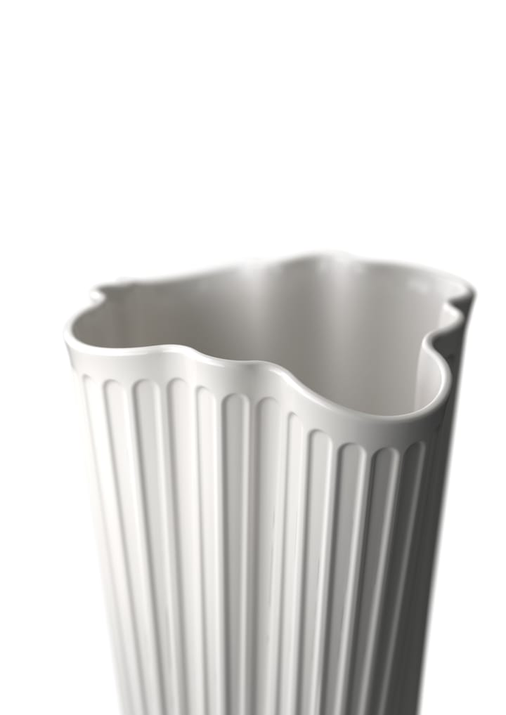 Jarrón unfold Hammershøi  20,5 cm, Blanco Kähler