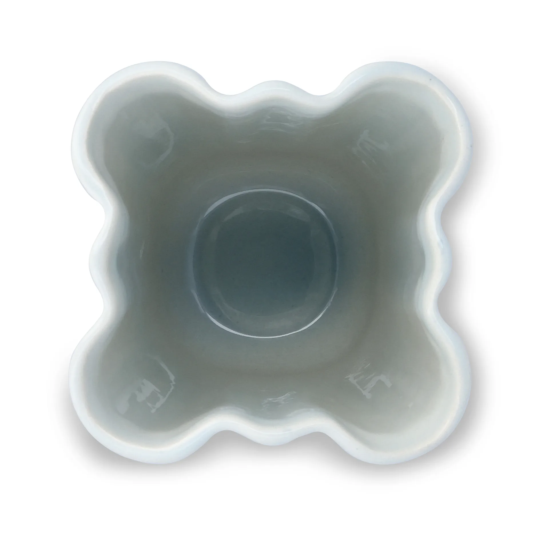 Jarrón unfold Hammershøi, Azul, 16,5 cm Kähler