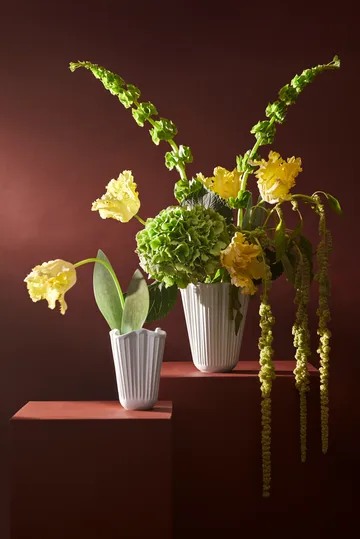 Jarrón unfold Hammershøi  - Blanco, 16,5 cm - Kähler