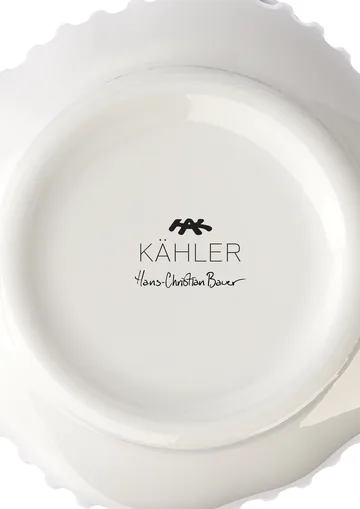Jarrón unfold Hammershøi  - Blanco, 20,5 cm - Kähler