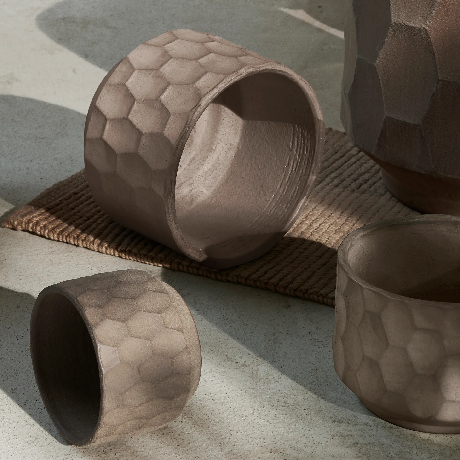 Maceta Gro arena clara, Ø26,5 cm Kähler