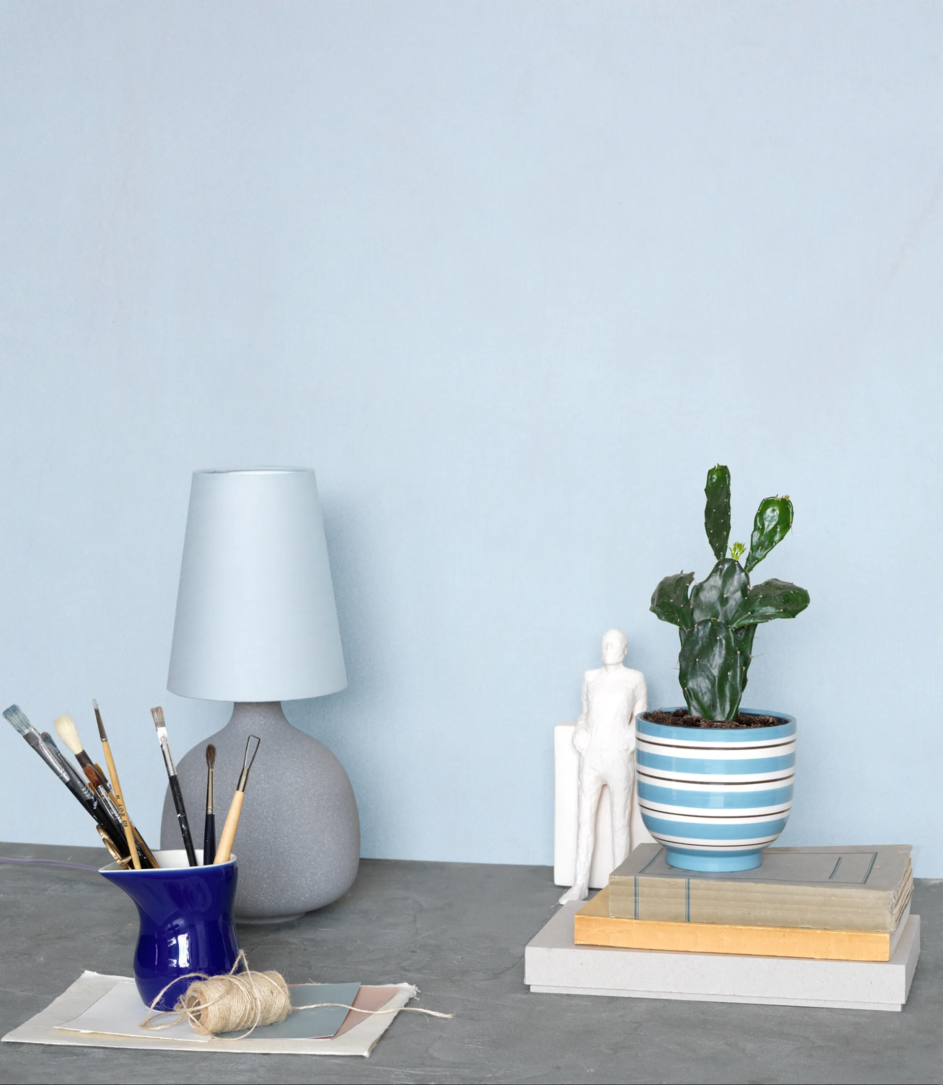 Maceta Omaggio Nuovo Ø12 cm, azul medio Kähler