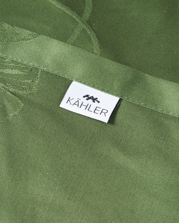 Mantel damasco Hammershøi Poppy verde - 150x200 cm - Kähler