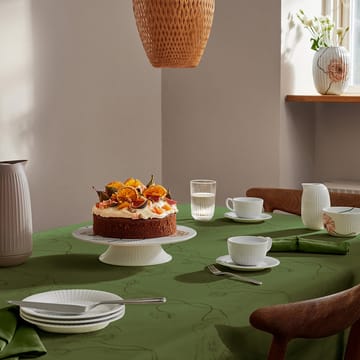 Mantel damasco Hammershøi Poppy verde - 150x370 cm - Kähler