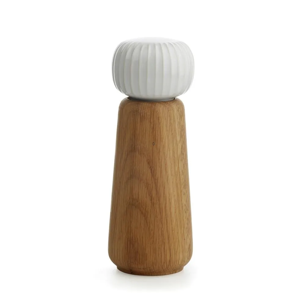 Molinillo de especias Hammershøi grande, Blanco, 18 cm Kähler
