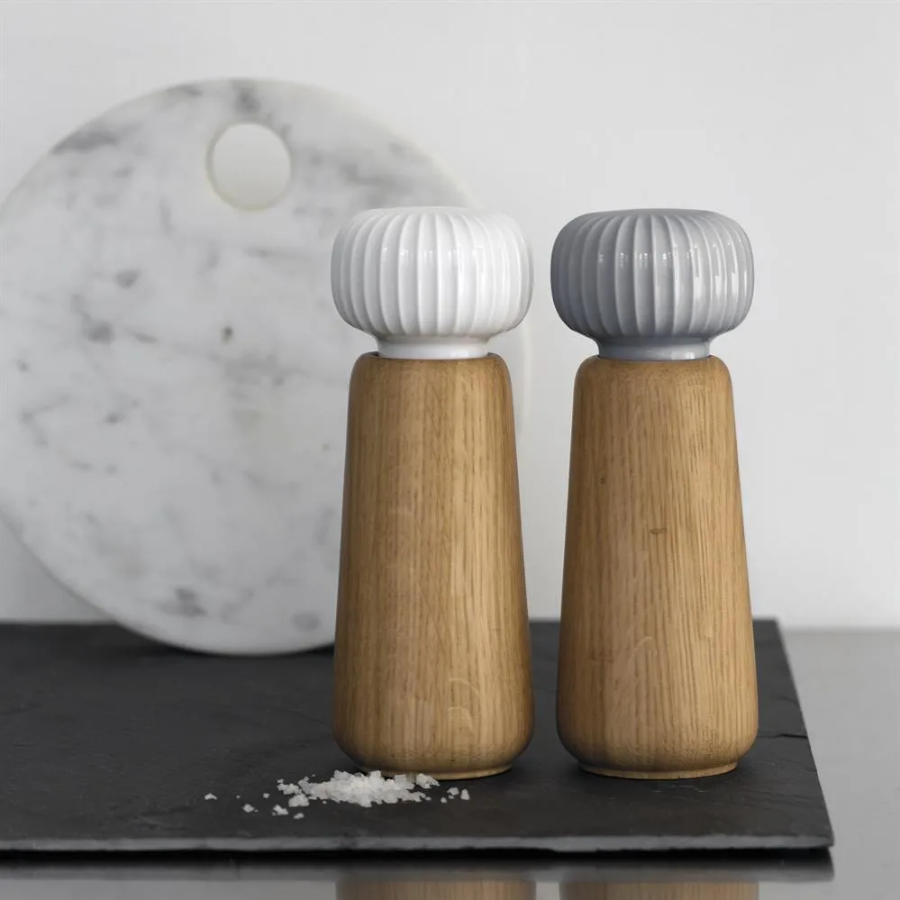 Molinillo de especias Hammershøi grande, Blanco, 18 cm Kähler