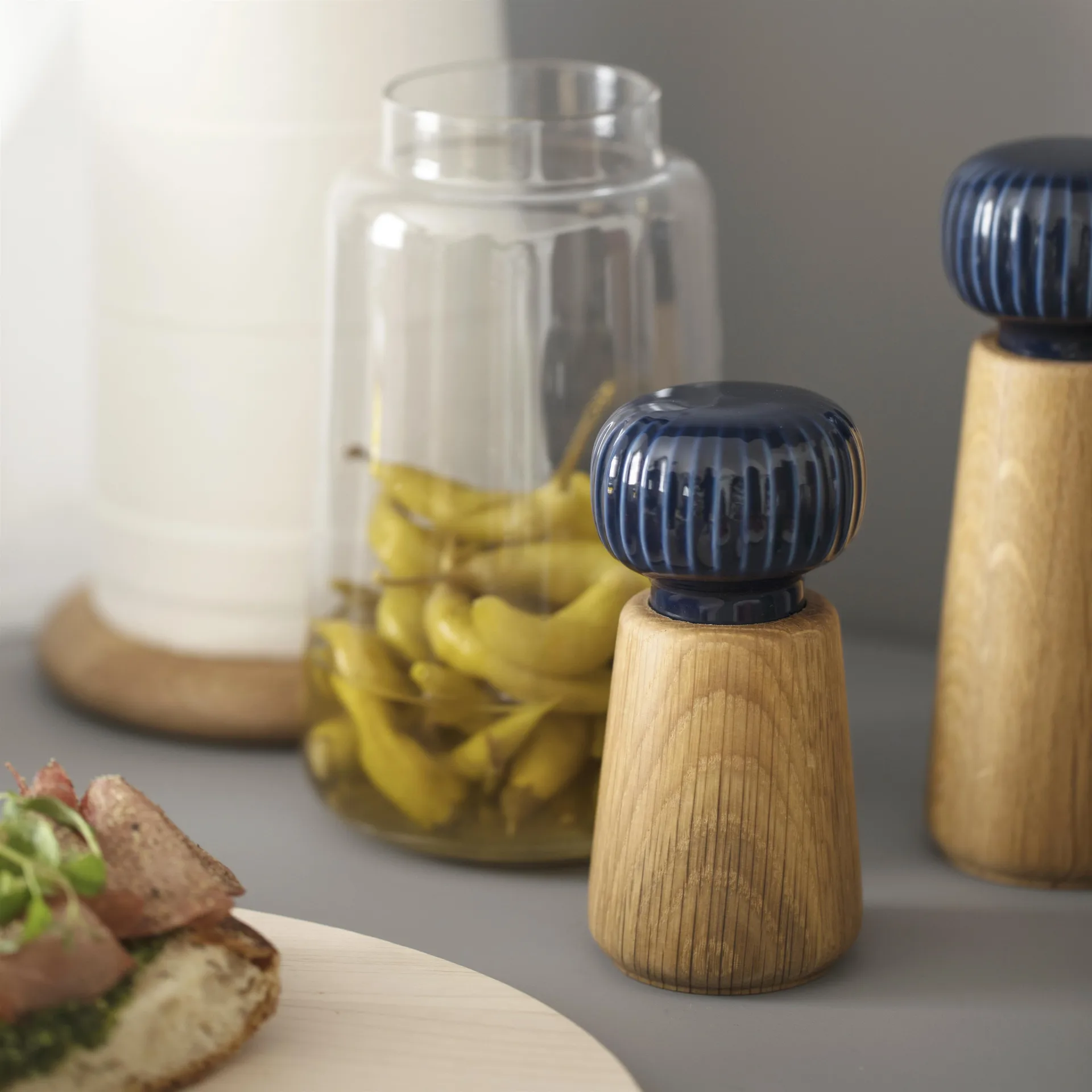 Molinillo de especias Hammershøi L, índigo Kähler