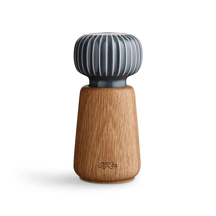 Molinillo de especias Hammershøi pequeño - Gris antracita, 14 cm - Kähler