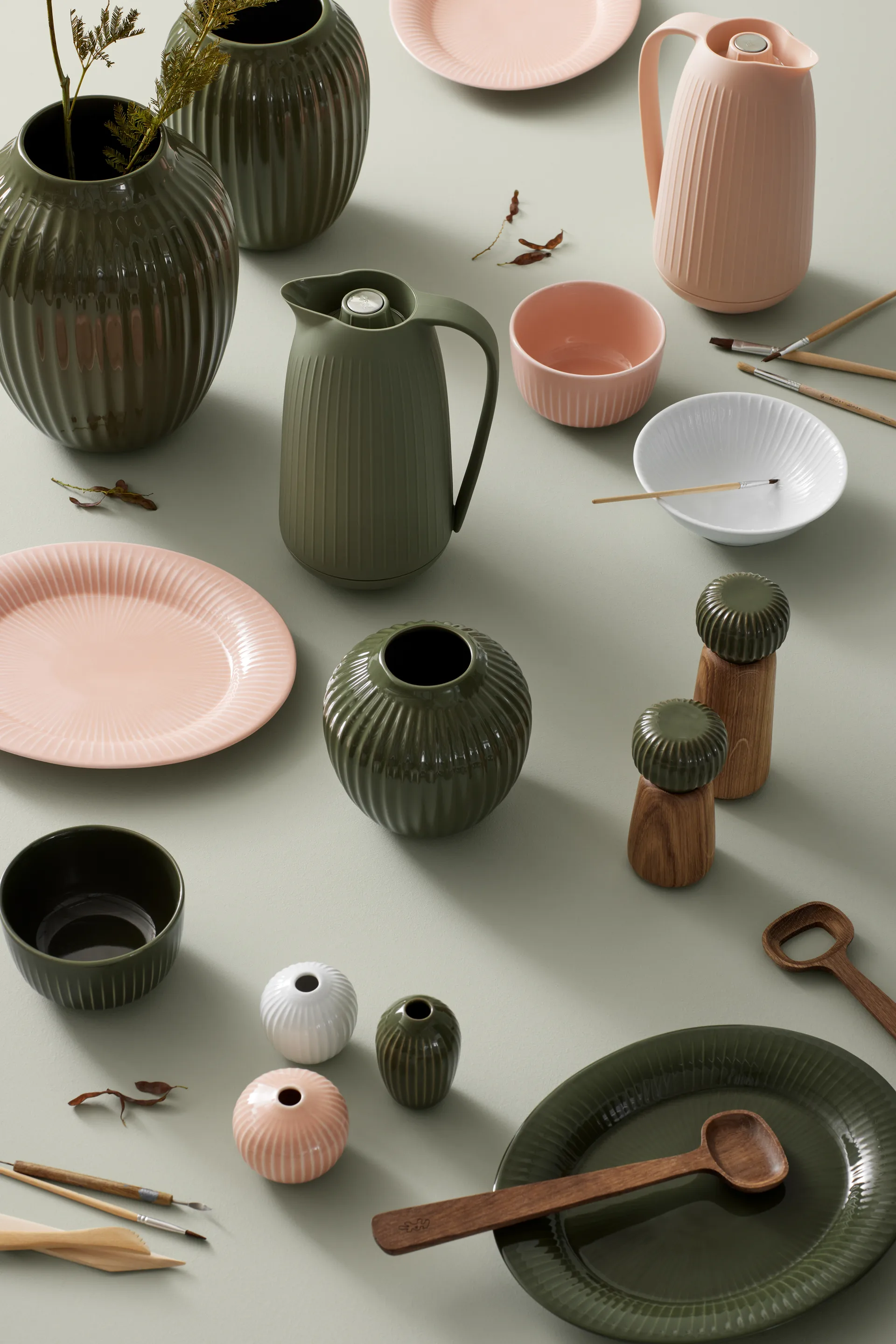 Molinillo de especias Hammershøi S, verde oscuro Kähler