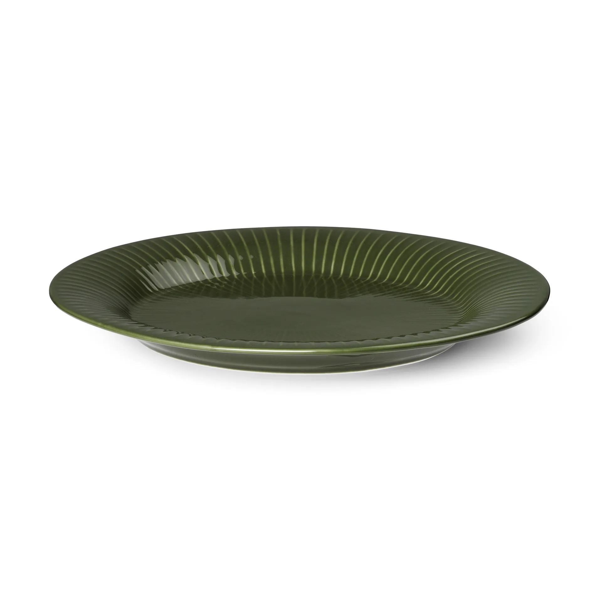 Plato de servir Hammershøi, verde oscuro Kähler