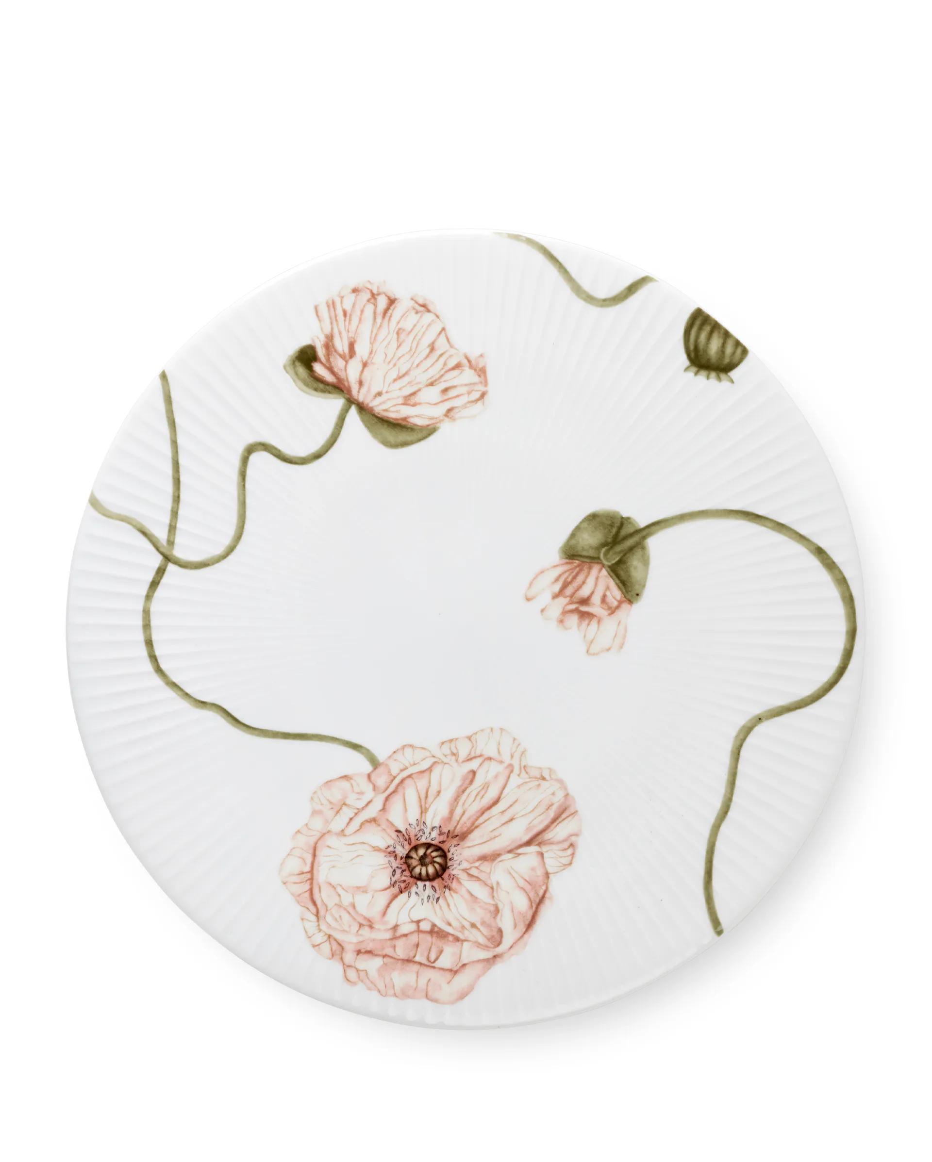 Plato de tarta Hammershøi Poppy Ø30 cm, blanco Kähler