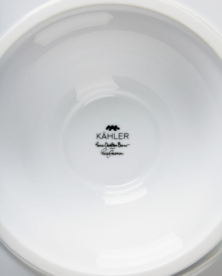 Plato de tarta Hammershøi Poppy Ø30 cm, blanco Kähler