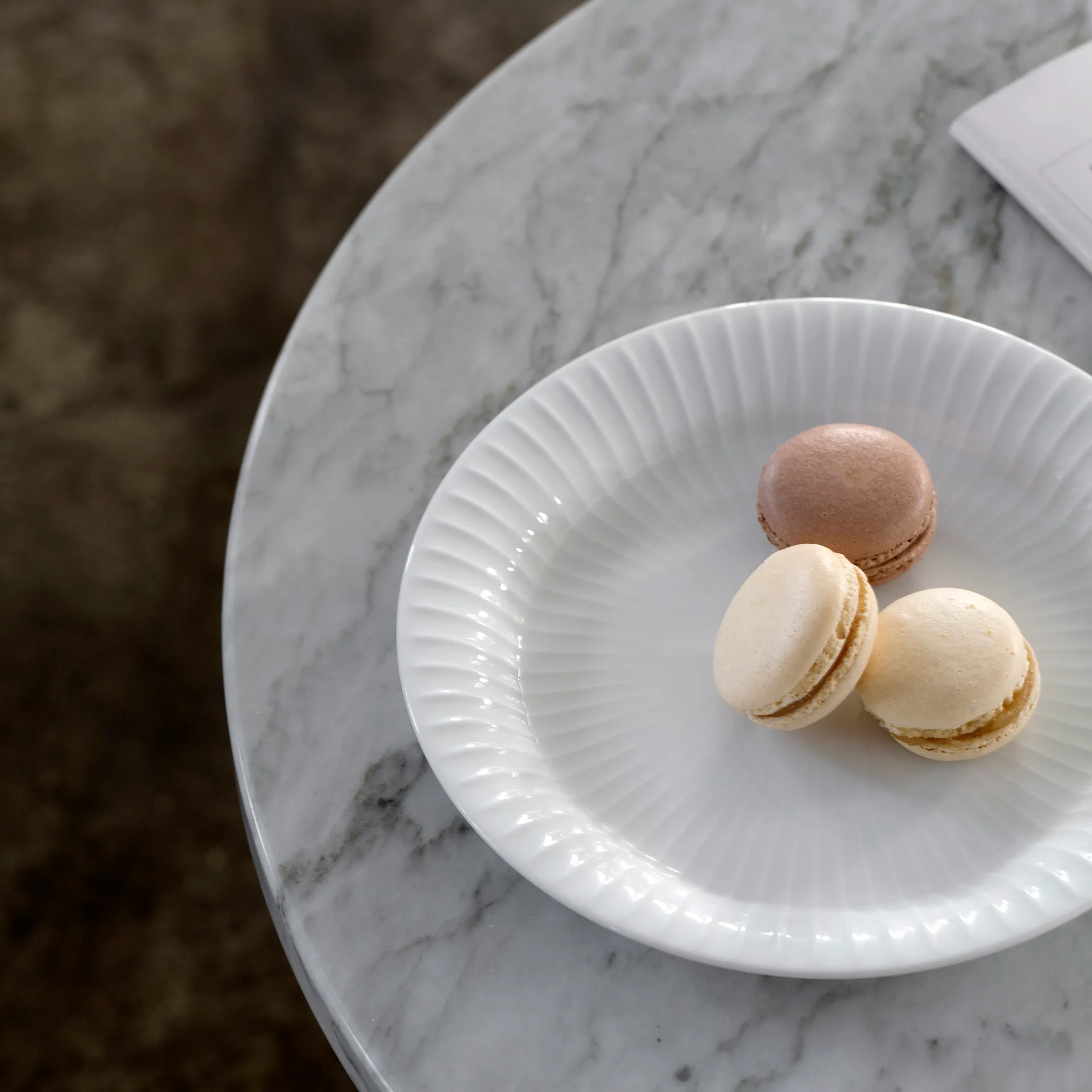 Plato Hammershøi blanco, Ø 22 cm Kähler