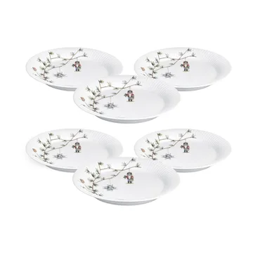 Plato Hammershøi Christmas Ø27 cm paquete de 6 - Kähler