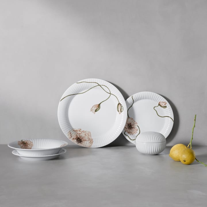 Plato Hammershøi Poppy 27 cm, blanco Kähler