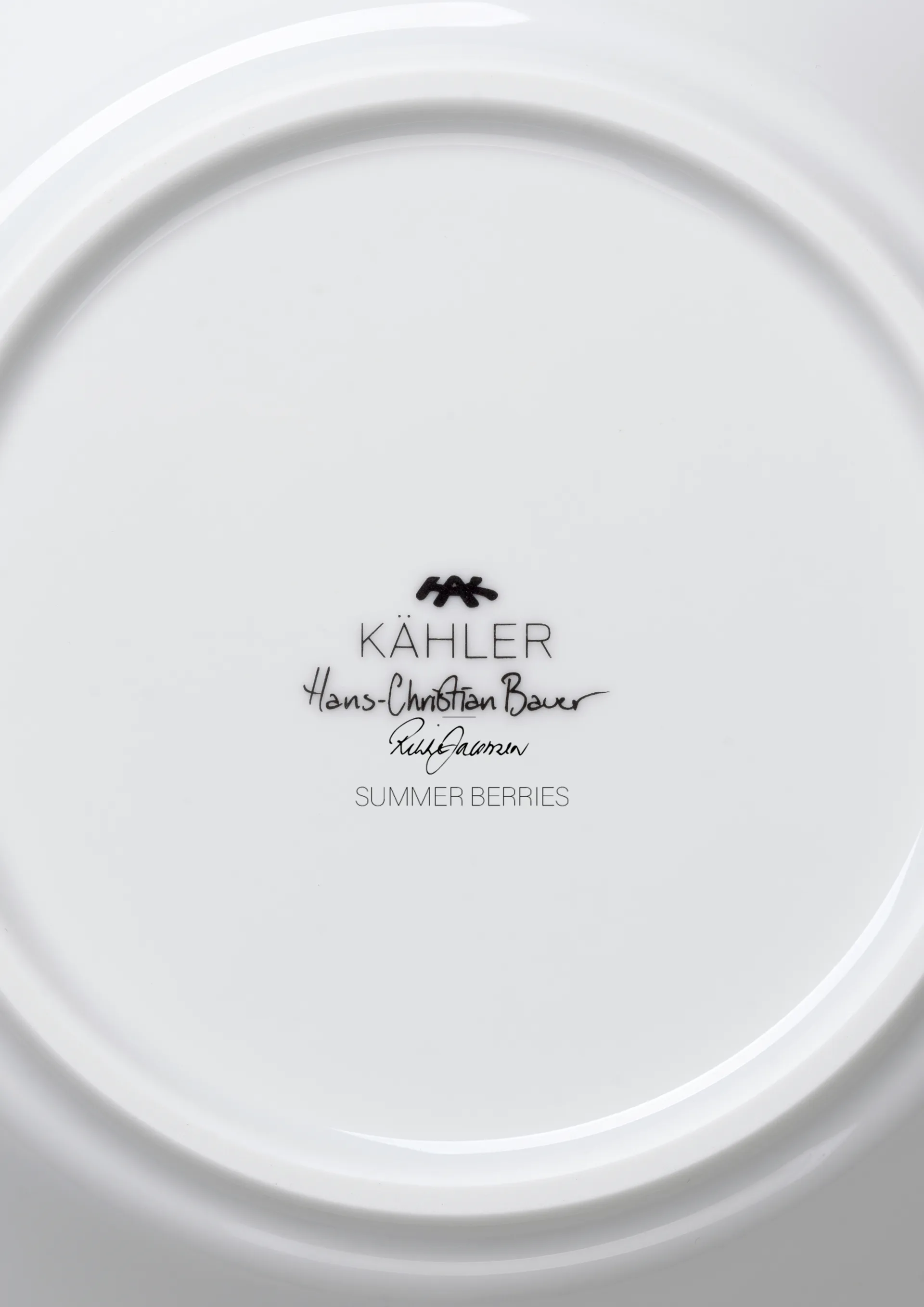 Plato Hammershøi Summer Ø21 cm, Summer berries Kähler