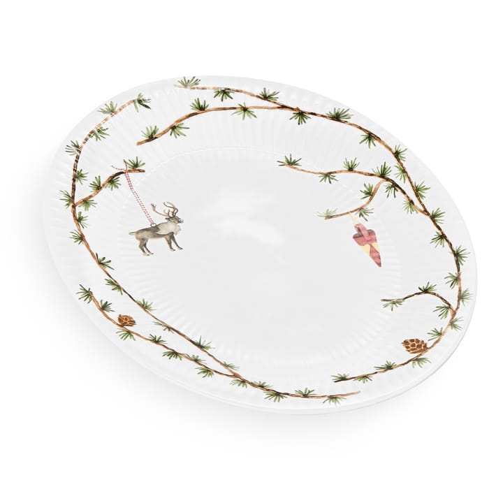 Plato ovalado Hammershøi Christmas, 27x34 cm Kähler