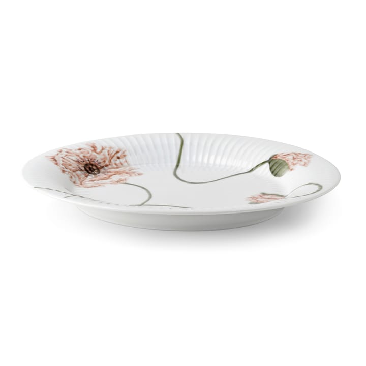 Plato ovalado Hammershøi Poppy 22,5x28,5 cm, blanco Kähler