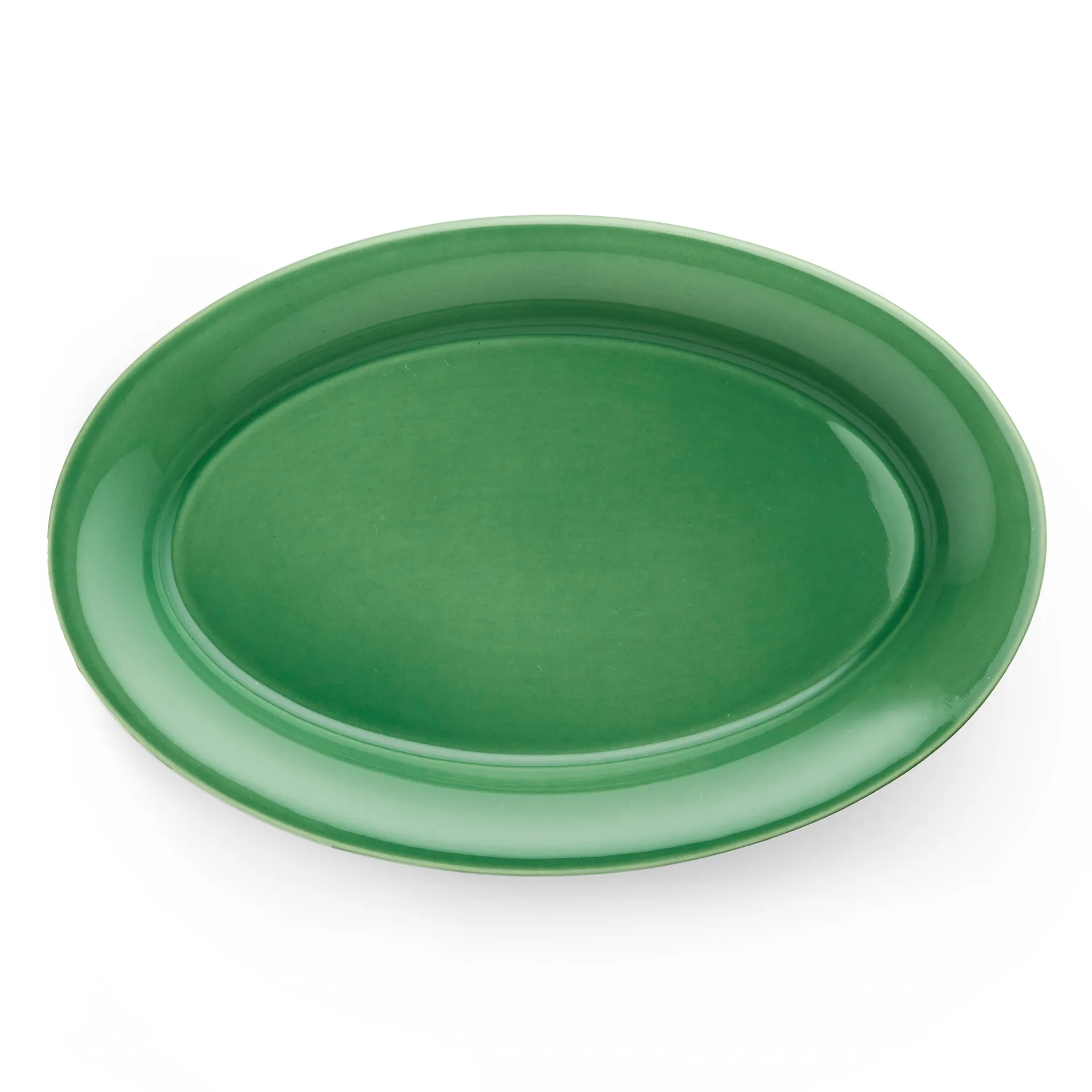 Plato ovalado Ursula 18,5x28 cm, verde oscuro Kähler