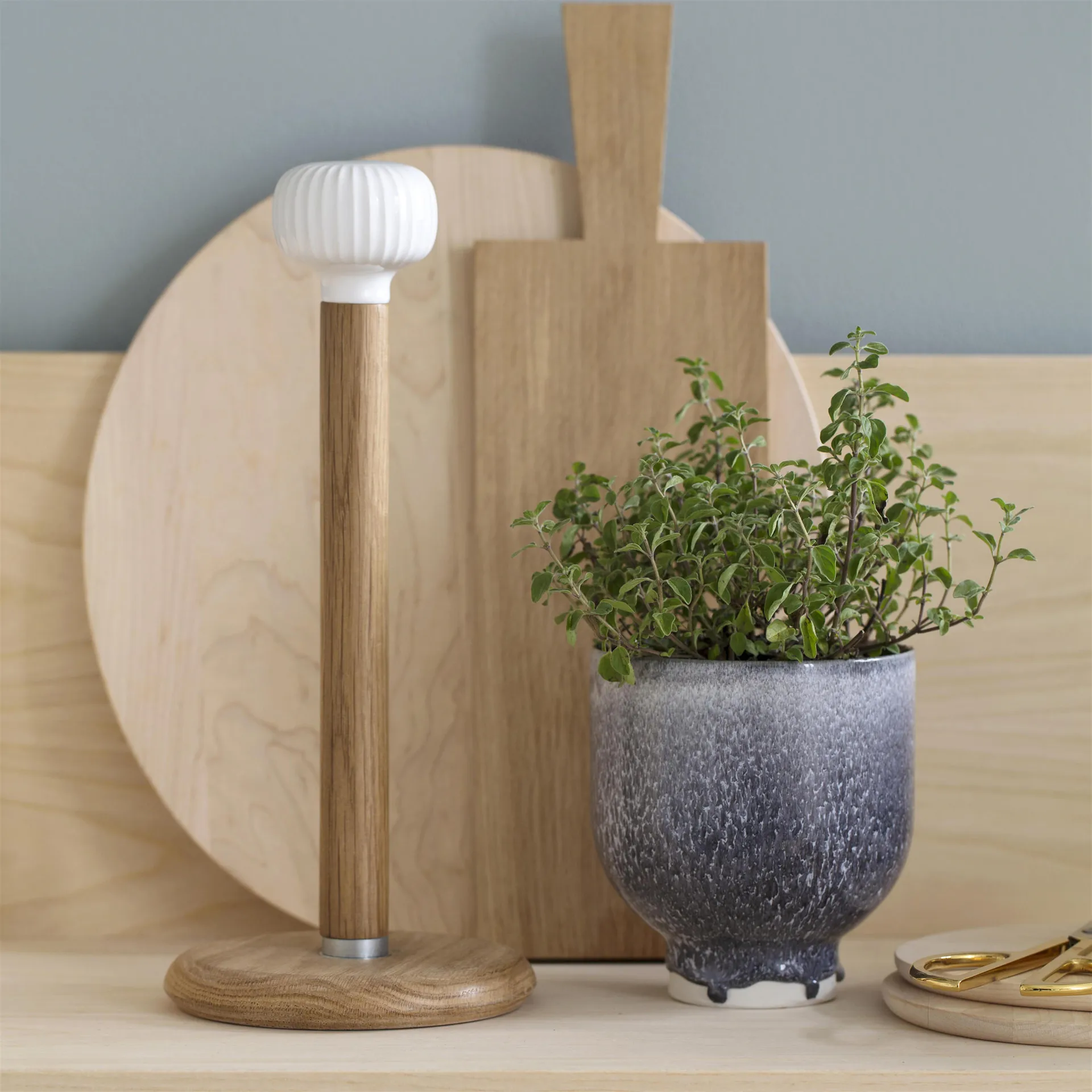 Portarrollos de papel Hammershøi, blanco Kähler