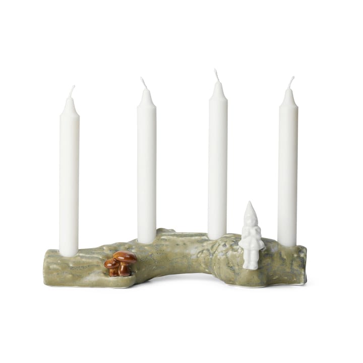 Portavelas de Adviento Christmas Tales seta, Verde Kähler