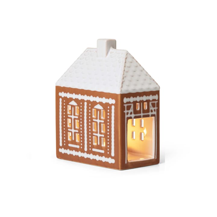 Portavelas Gingerbread 15 cm - Marrón - Kähler