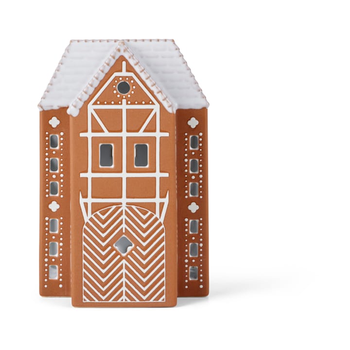 Portavelas Gingerbread grande 17 cm - Marrón - Kähler