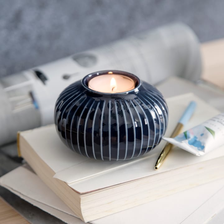 Portavelas Hammershøi 6,5 cm, indigo Kähler