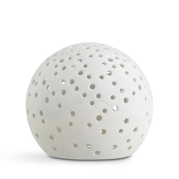 Portavelas Nobili, blanco - grande - Kähler