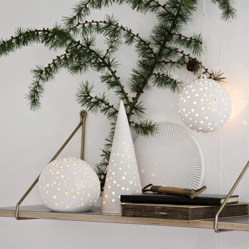 Portavelas Nobili, blanco, grande Kähler