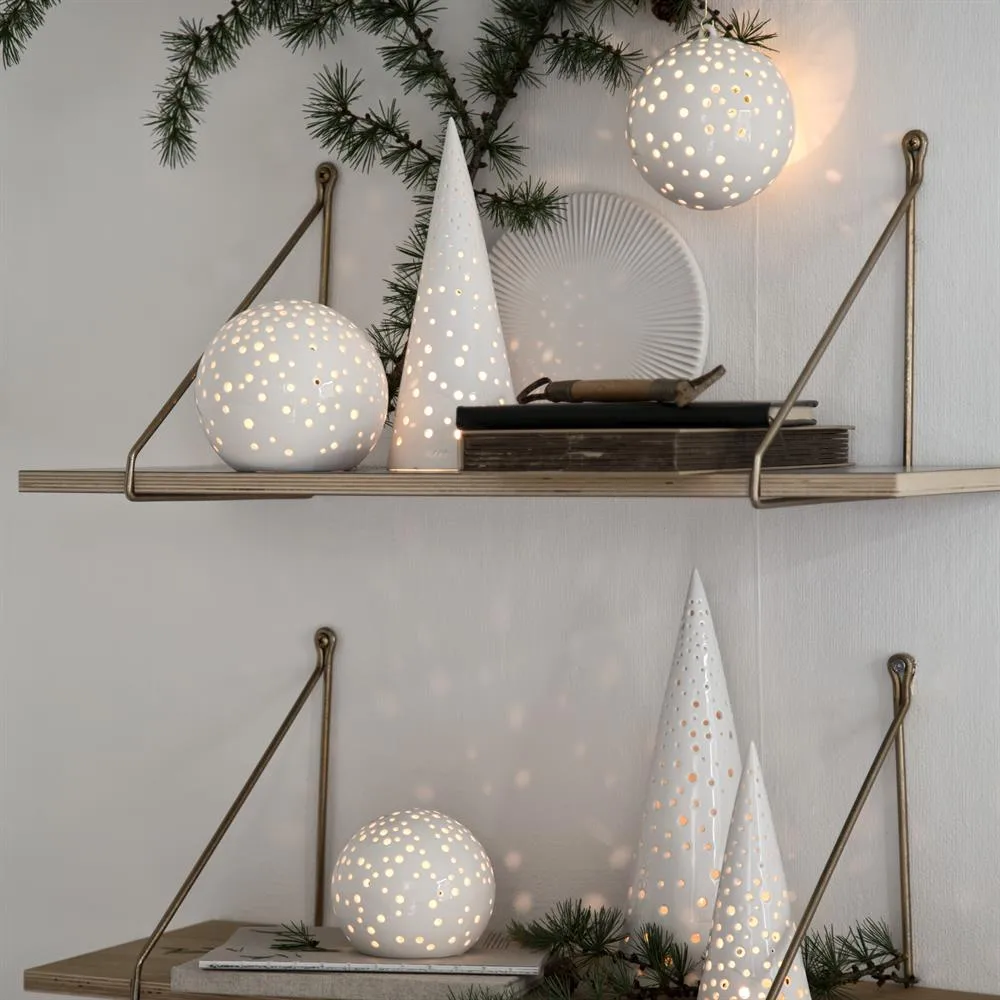 Portavelas Nobili, blanco, grande Kähler