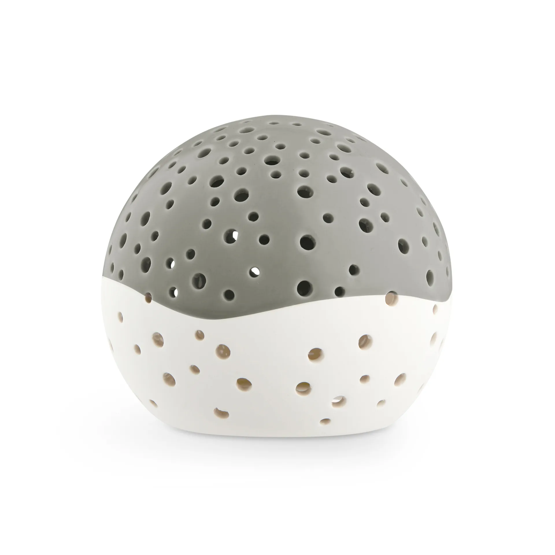 Portavelas Nobili verde oliva, pequeño Ø12 cm Kähler