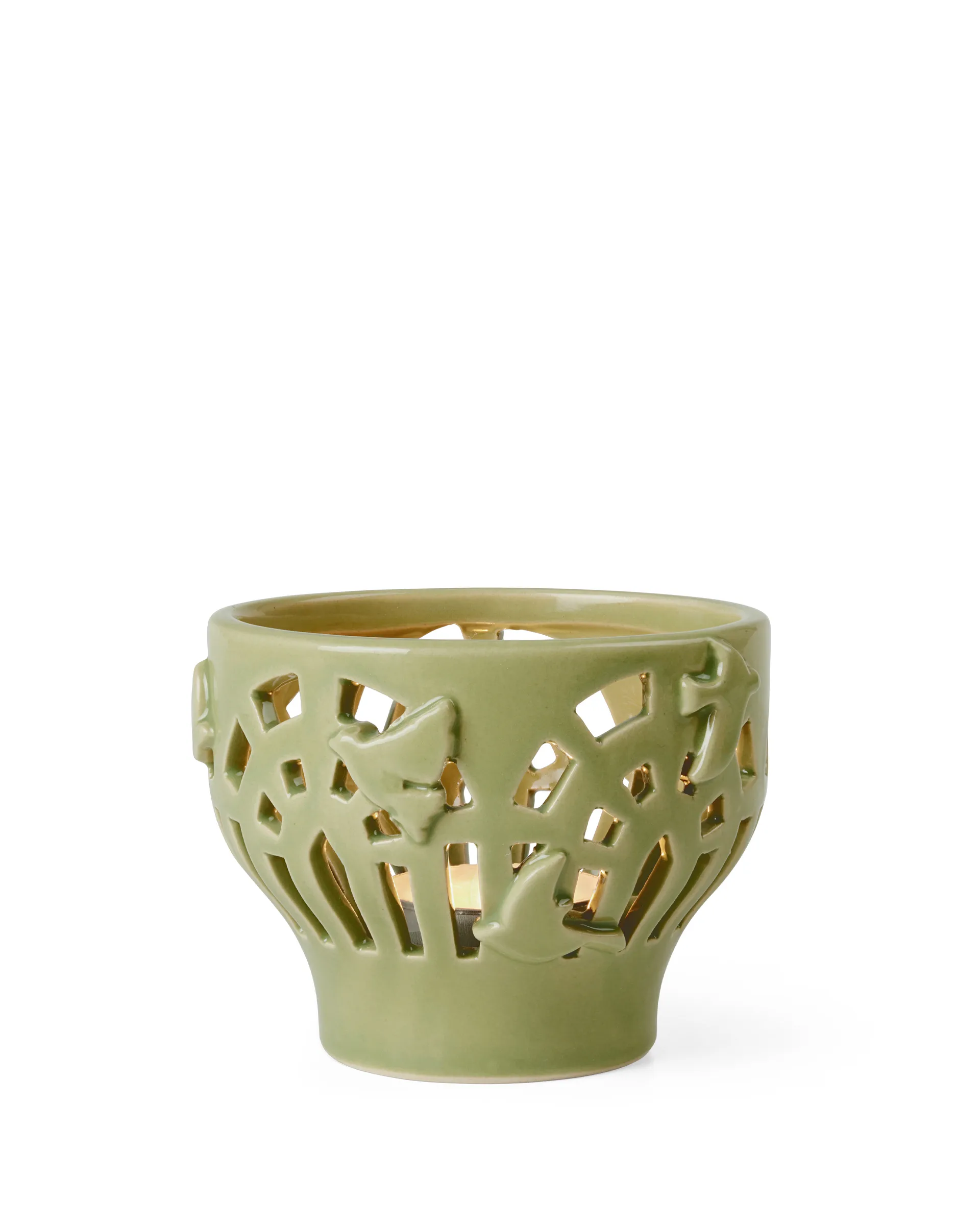 Portavelas Orangery Ø9 cm, Spring leaf Kähler