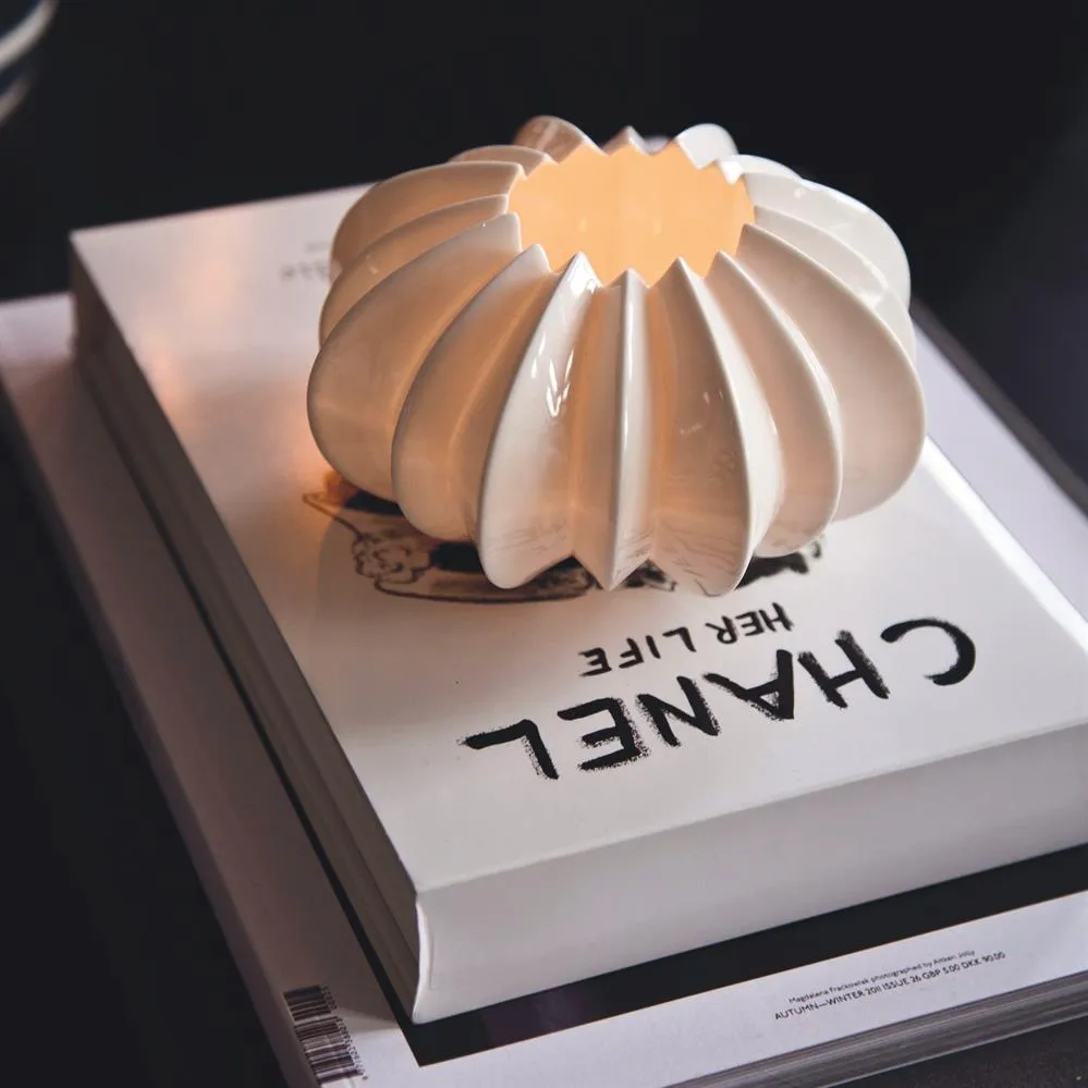 Portavelas Stella, blanco Kähler