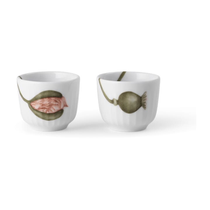 Set de 2 hueveras Hammershøi Poppy - blanco-decoración - Kähler