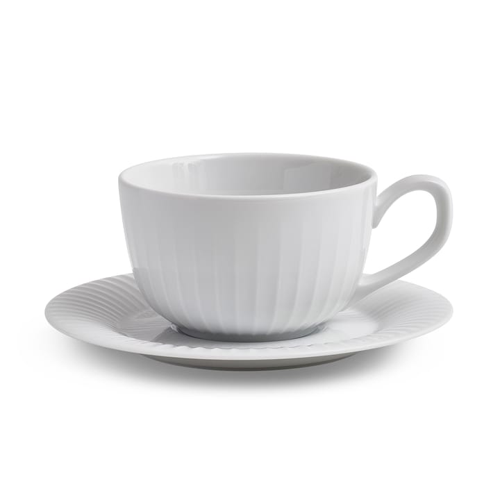 Taza con plato Hammershøi - blanco - Kähler