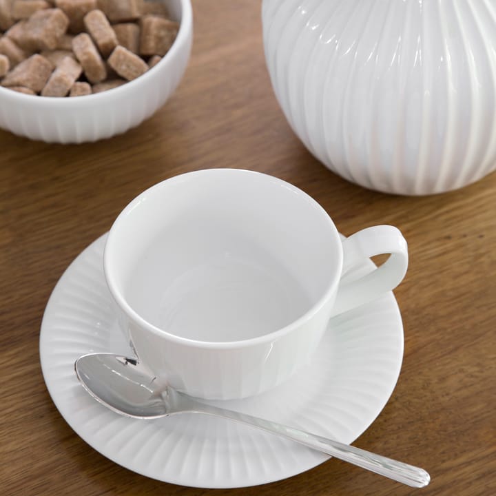 Taza con plato Hammershøi, blanco Kähler