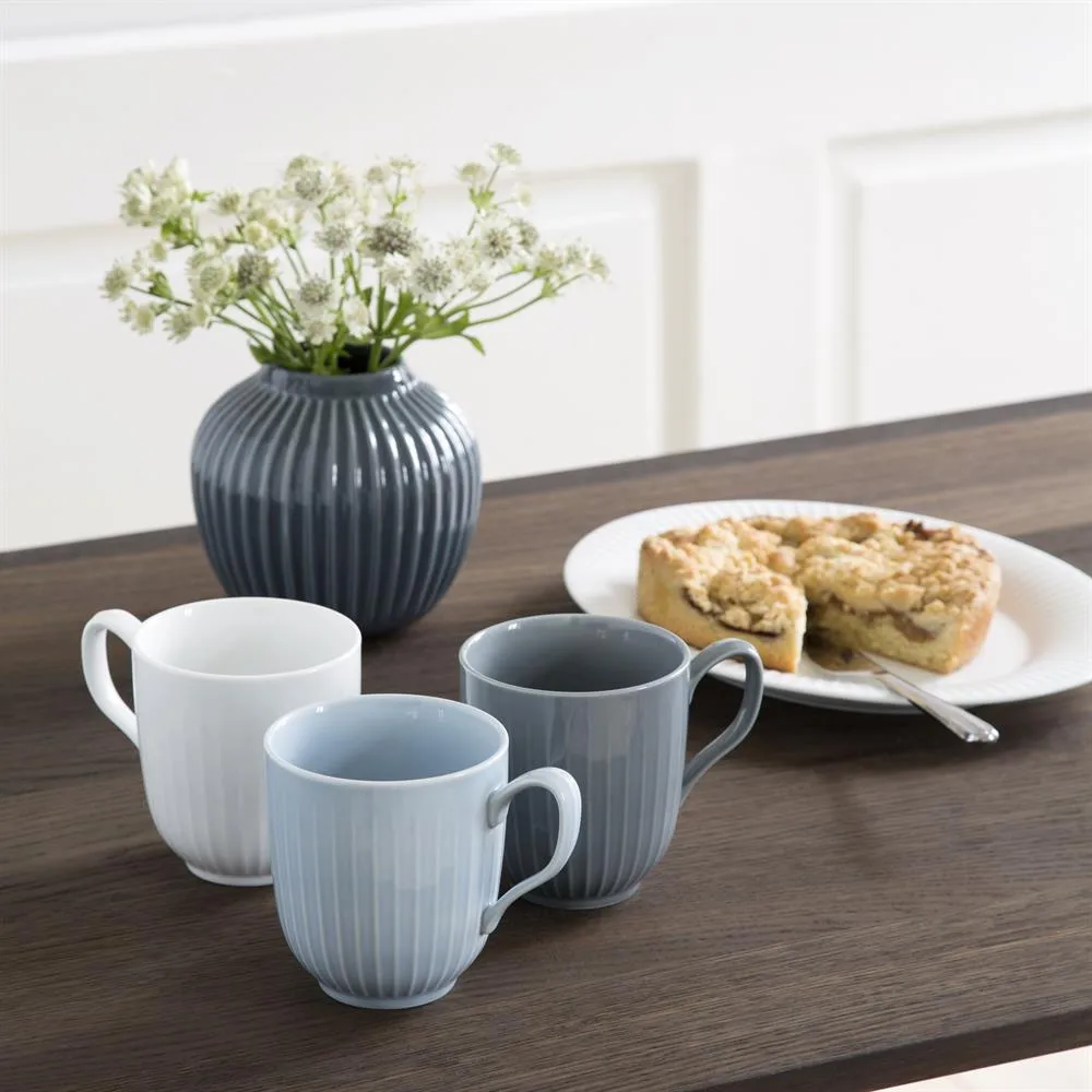Taza Hammershøi, blanco, 33 cl Kähler