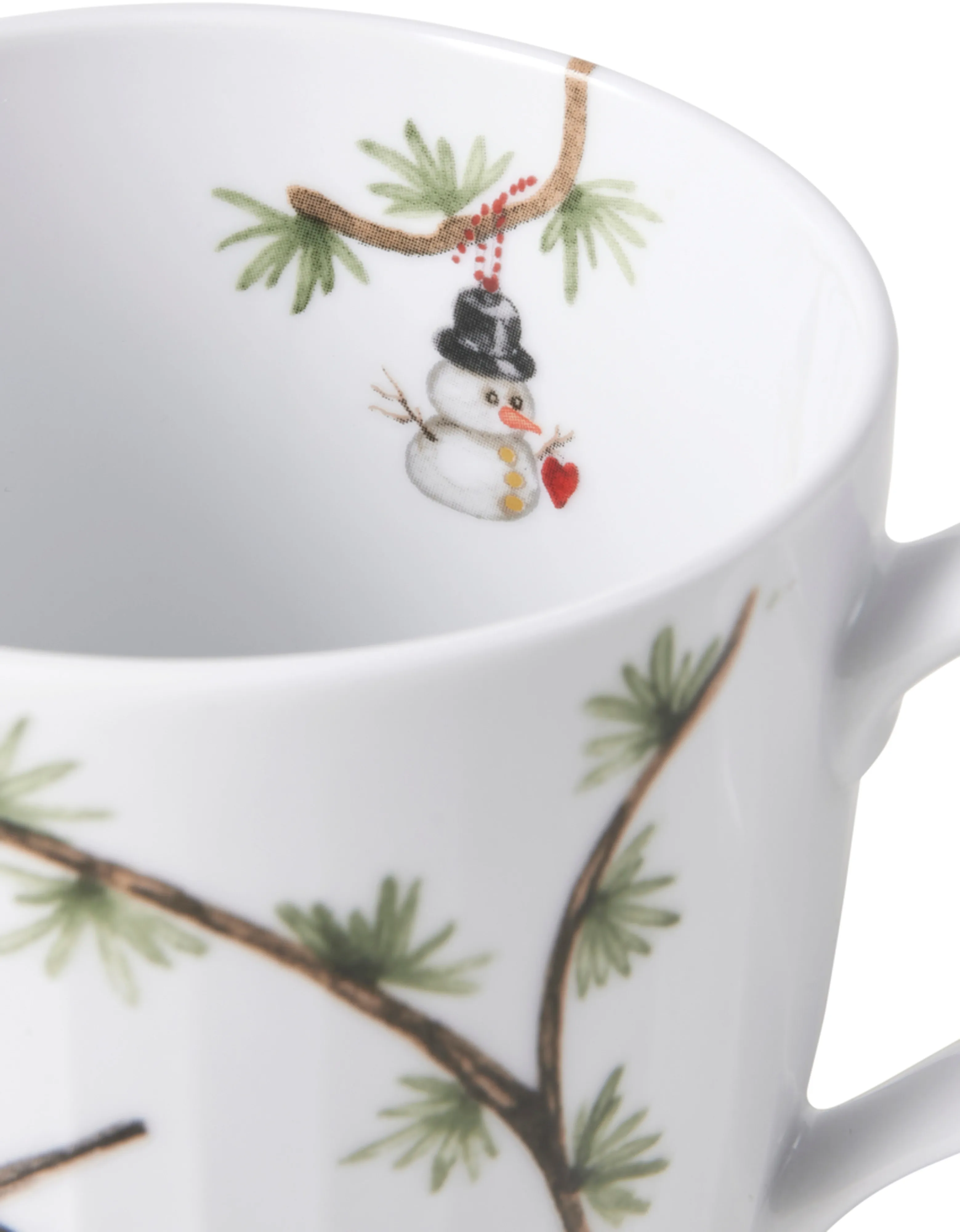 Tazas Porcelana Navidad Juego De 4 Tazas De Porcelana Con Diseño De Cascanueces - Decoración Navideña Tazas Navideñas